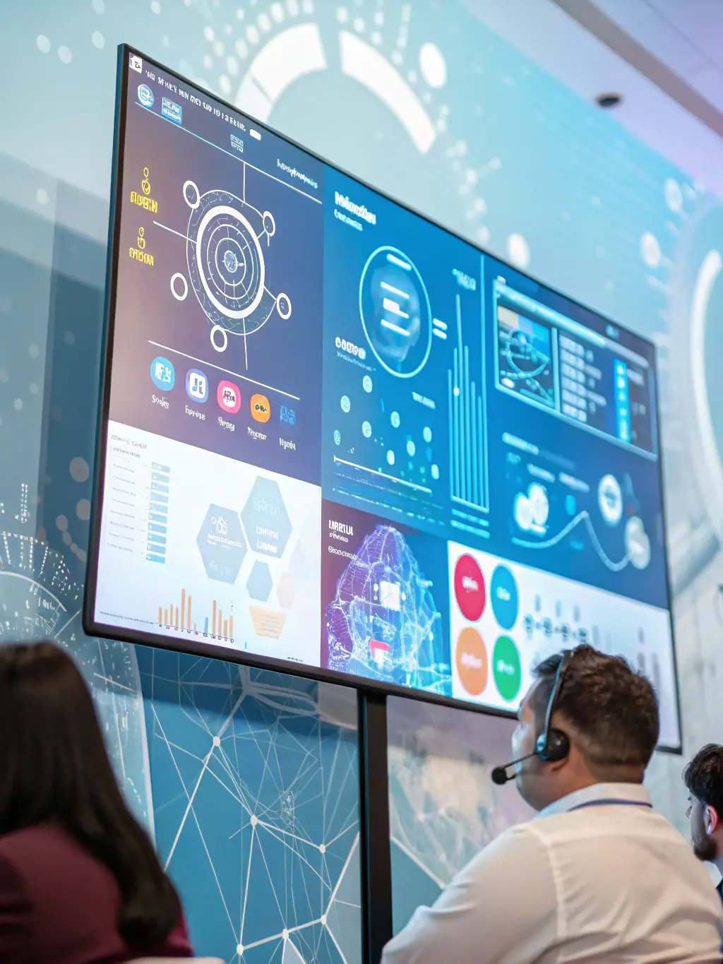 An AI phone agent handling a high volume of calls during a peak business hour, showcasing its scalability and efficiency.