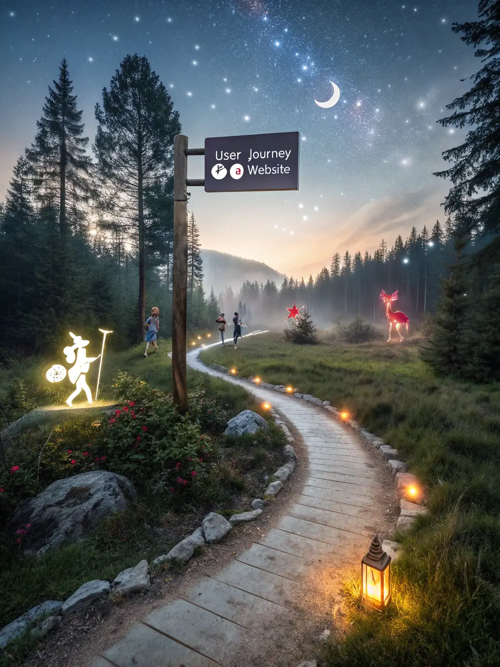A creative visual representing personalized customer journeys, highlighting how CenturyAutomations tailors marketing strategies to meet individual customer needs and preferences.