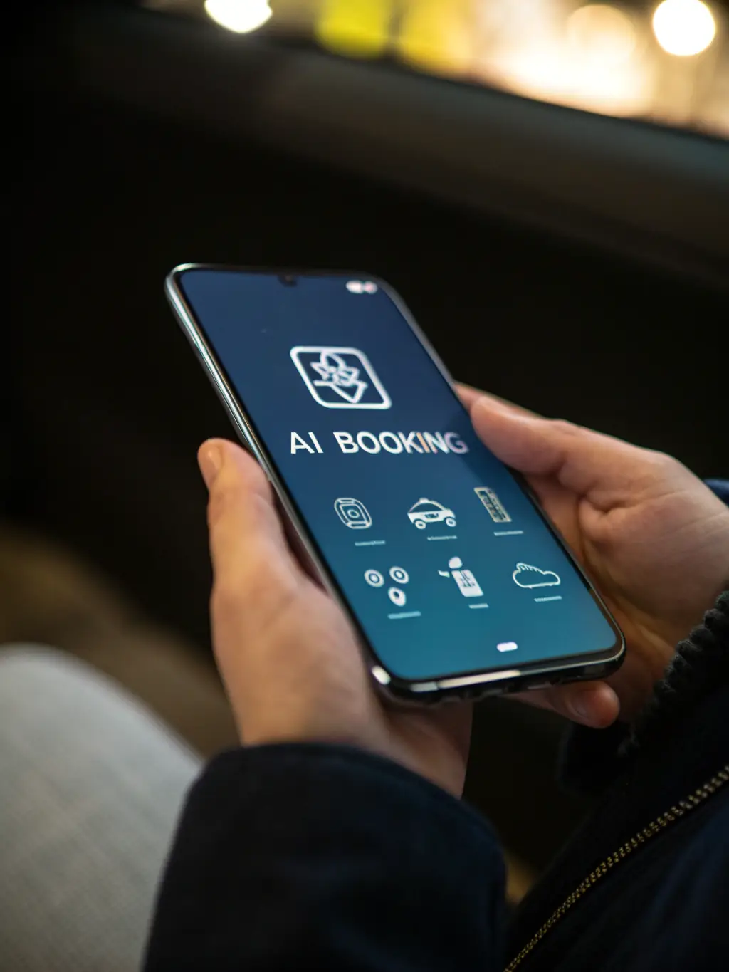 An image of an AI phone agent interface, highlighting its ability to handle complex customer inquiries and provide automated support.