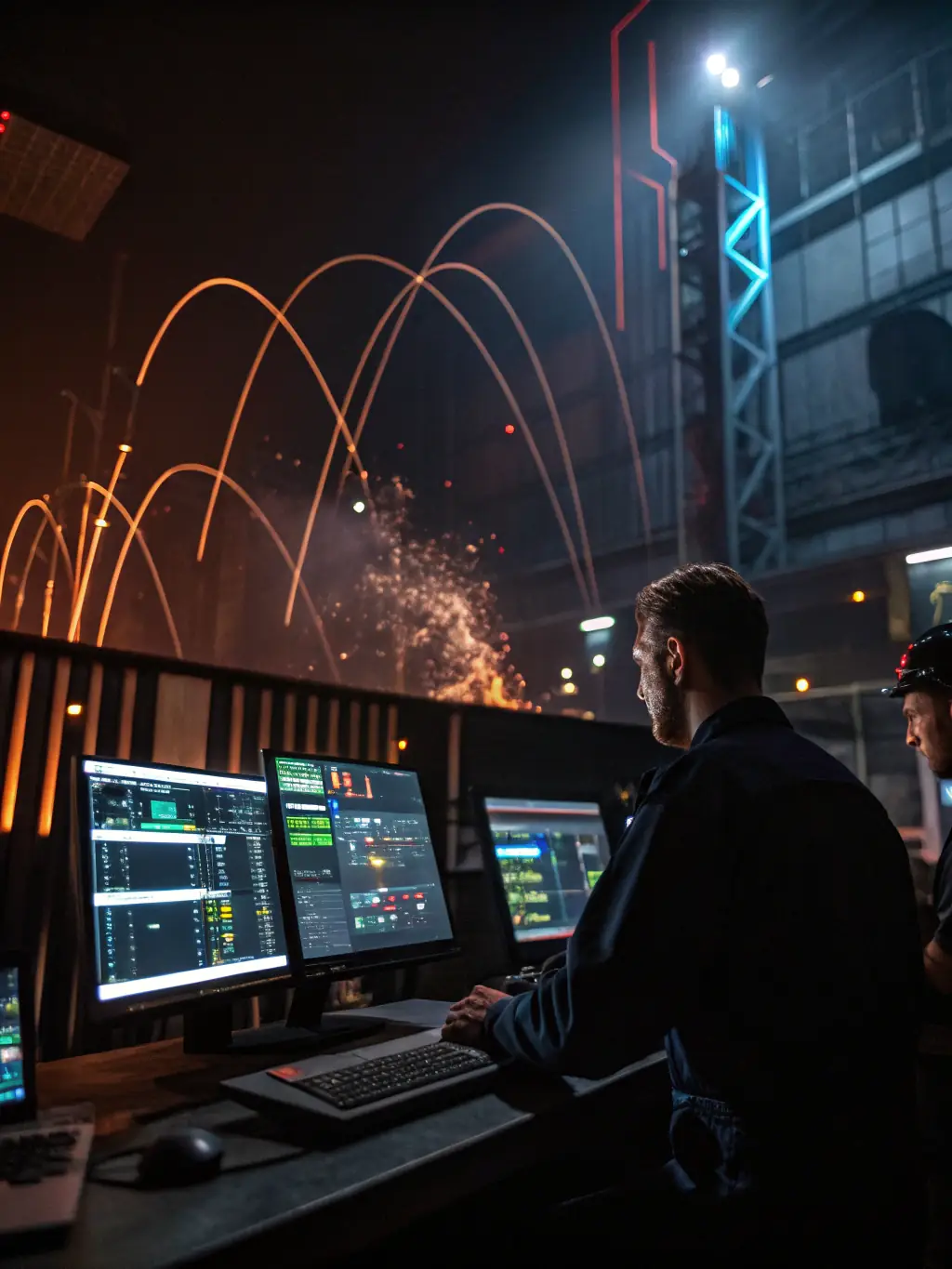A visual representation of a workflow automation dashboard, illustrating the ability to create and manage custom automation workflows.
